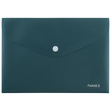 Folder with button Axent Earth colors 1522-30-A, А5, green