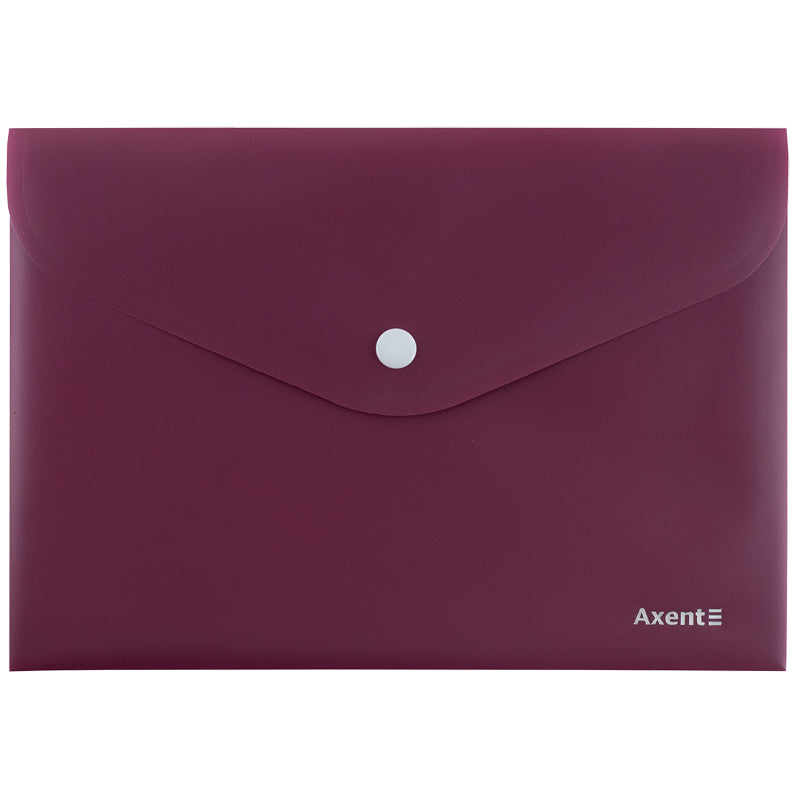 Folder with button Axent Earth colors 1522-31-A, А5, bordo