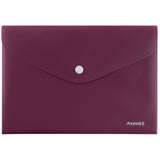 Folder with button Axent Earth colors 1522-31-A, А5, bordo