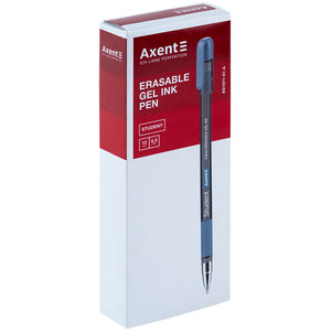 Gel pen "write-erase" Axent Student AG1071-01-A, 0.5 mm, black