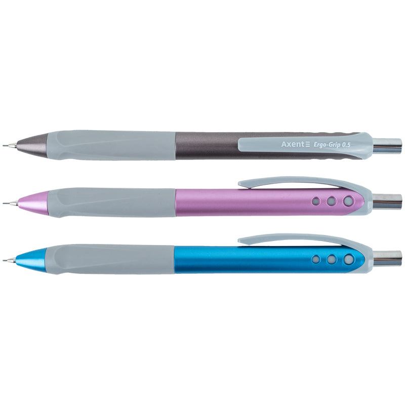 Mechanical pencil Axent Ergo-Grip AMP9025-A with eraser, HB, 0.5 mm