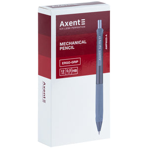 Mechanical pencil Axent Ergo-Grip AMP9025-A with eraser, HB, 0.5 mm
