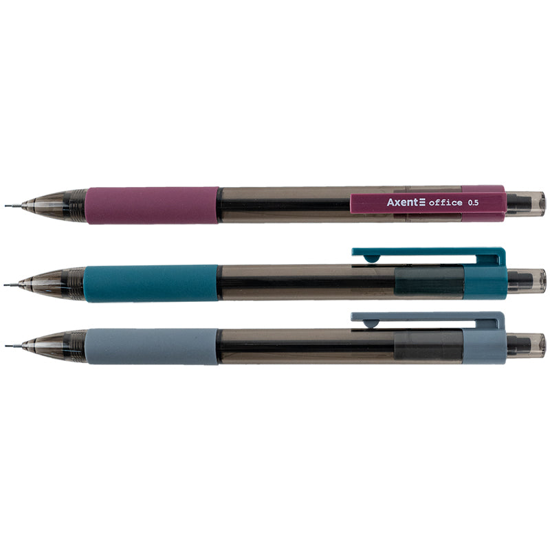 Mechanical pencil Axent Office AMP9026-A with eraser, HB, 0.5 mm