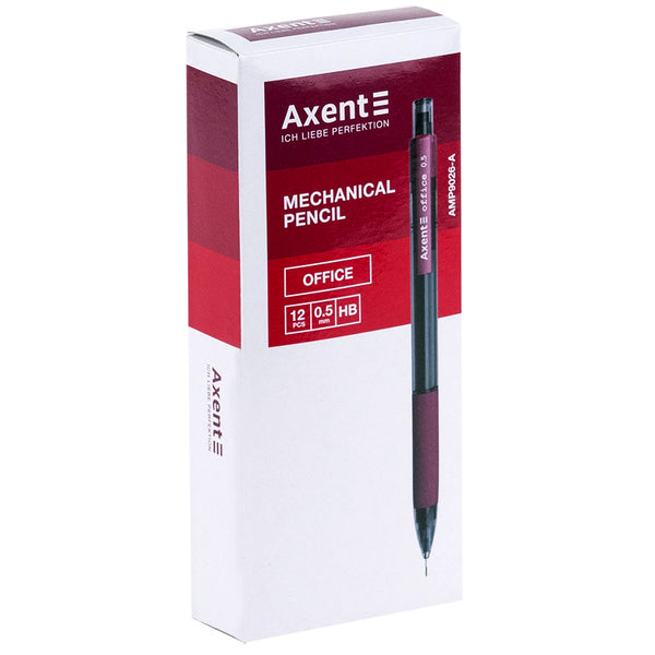 Mechanical pencil Axent Office AMP9026-A with eraser, HB, 0.5 mm