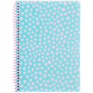Spiral notebook Axent 8462-2-A, А5, 80 sheets, squared, plastic cover, light blue
