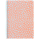 Spiral notebook Axent 8462-3-A, А5, 80 sheets, squared, plastic cover, peach