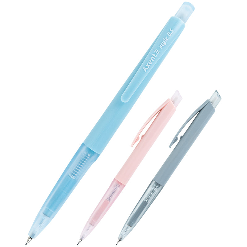 Mechanical pencil Axent Style AMP9027-A with eraser, HB, 0.5 mm