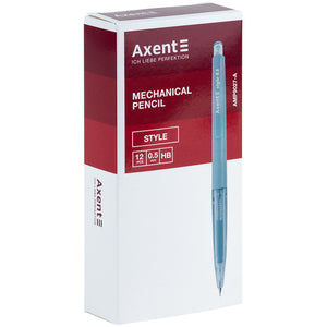 Mechanical pencil Axent Style AMP9027-A with eraser, HB, 0.5 mm