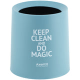 Desktop waste bin Axent 2131-07-A, round, light blue
