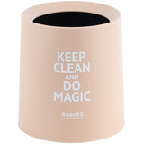 Desktop waste bin Axent 2131-42-A, round, peach