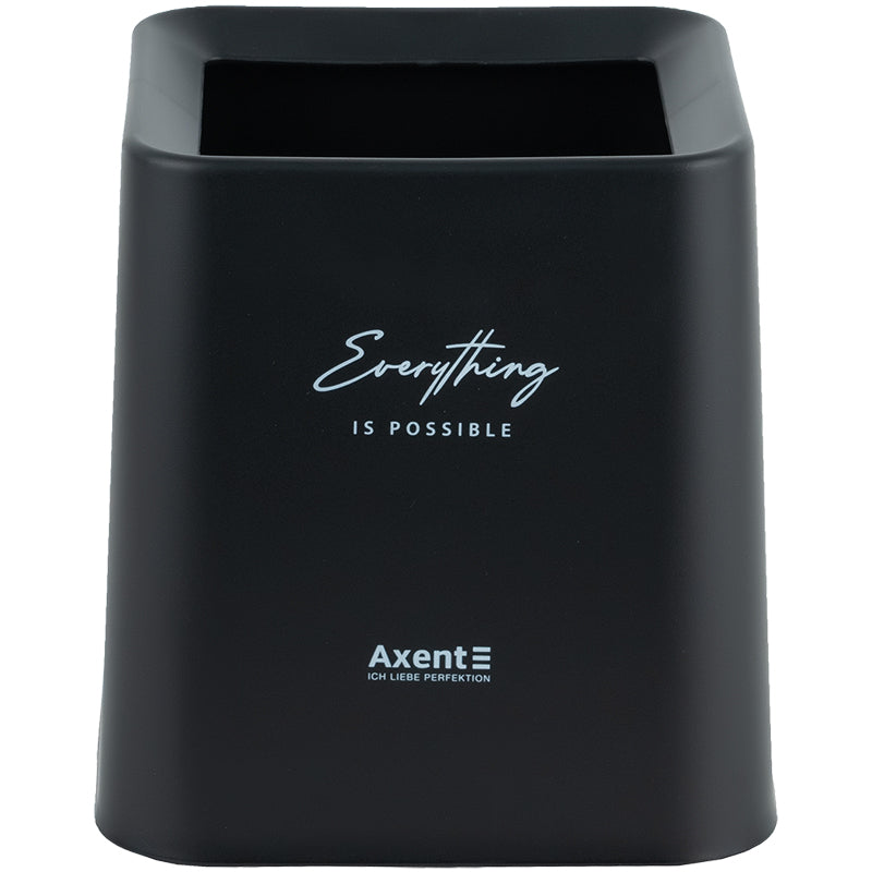 Desktop waste bin Axent 2132-01-A, squared, black
