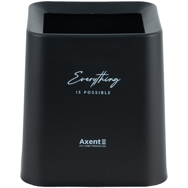 Desktop waste bin Axent 2132-01-A, squared, black