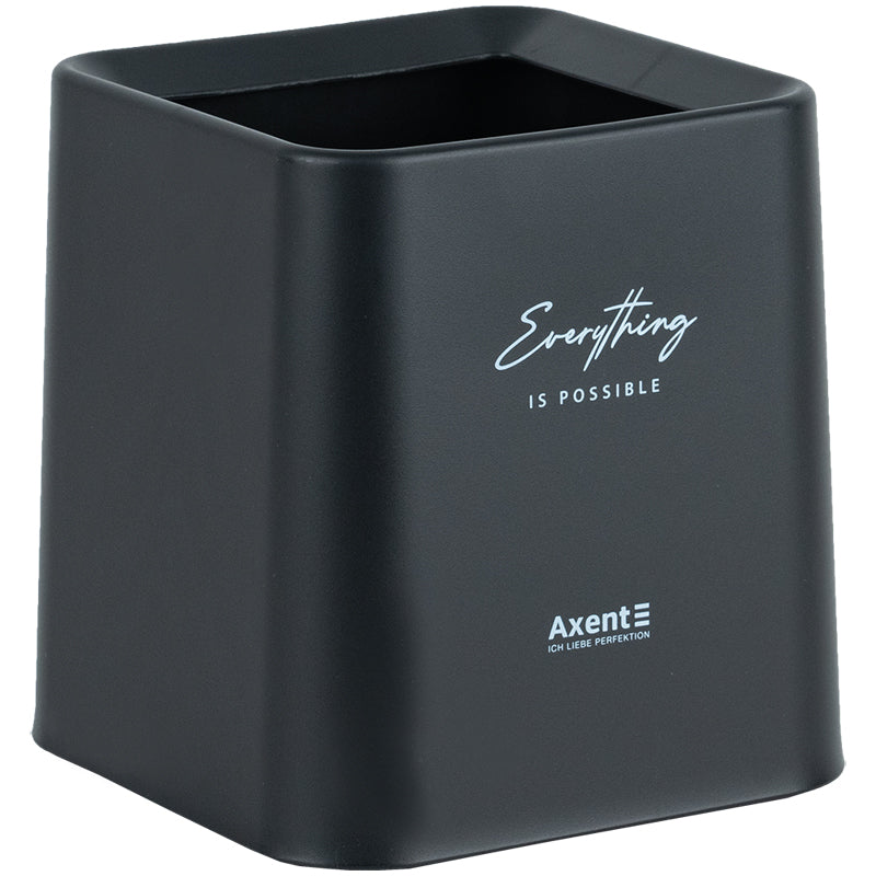 Desktop waste bin Axent 2132-01-A, squared, black