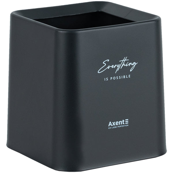 Desktop waste bin Axent 2132-01-A, squared, black