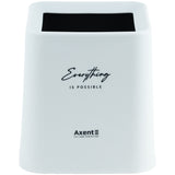 Desktop waste bin Axent 2132-21-A, squared, white