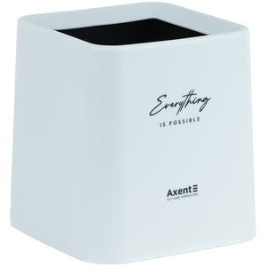 Desktop waste bin Axent 2132-21-A, squared, white