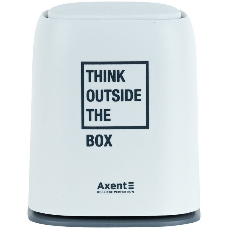 Desktop waste bin Axent 2133-21-A, rectangular, white