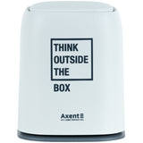 Desktop waste bin Axent 2133-21-A, rectangular, white