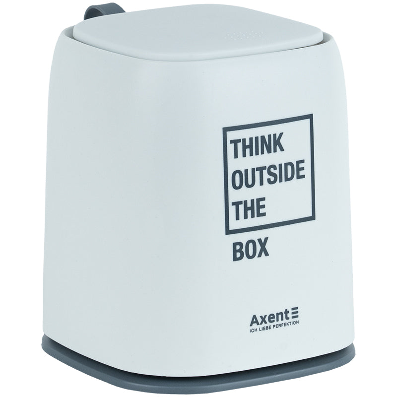 Desktop waste bin Axent 2133-21-A, rectangular, white