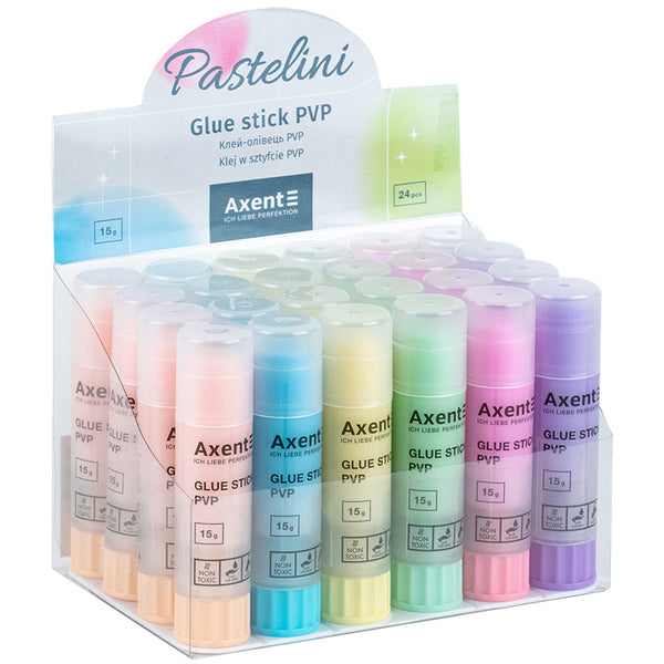 Glue stick Pastelini PVP Axent 7142-A, 15 g
