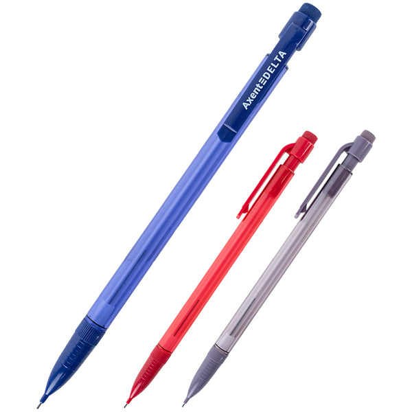 Mechanical pencil Axent D2122 with eraser, HB, 0.5 mm