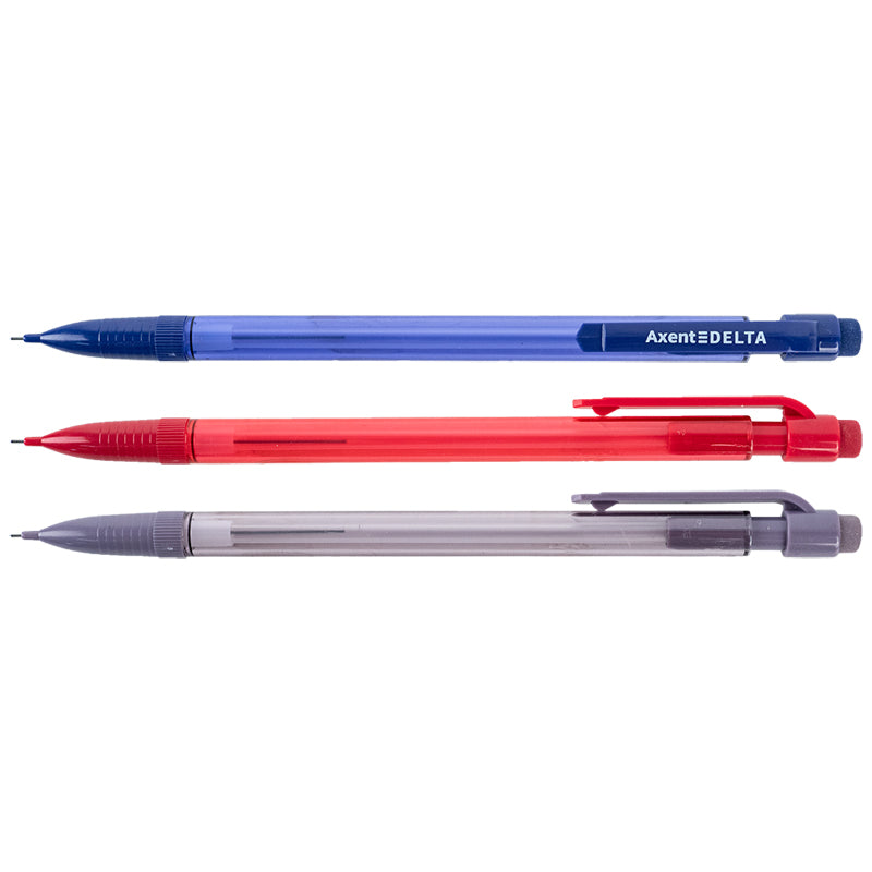 Mechanical pencil Axent D2122 with eraser, HB, 0.5 mm
