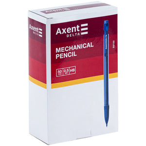 Mechanical pencil Axent D2122 with eraser, HB, 0.5 mm
