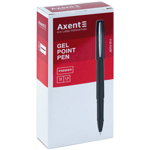 Gel pen Axent Premier AG1114-01-A, 1.0 mm, black