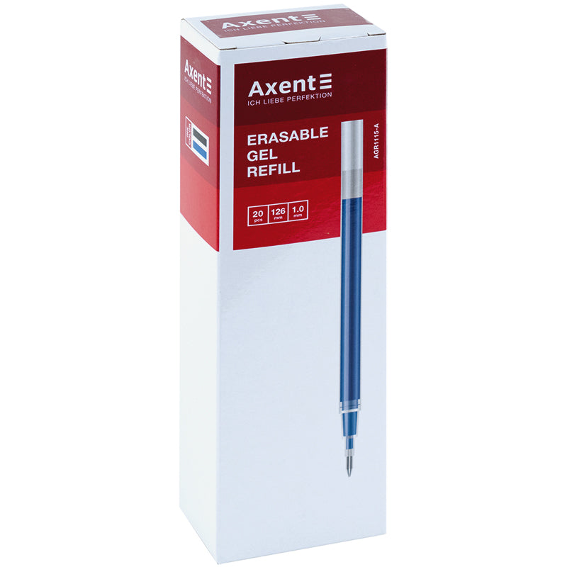 Gel refill Axent AGR1115-02-A, 1,0 mm, 126 mm, blue