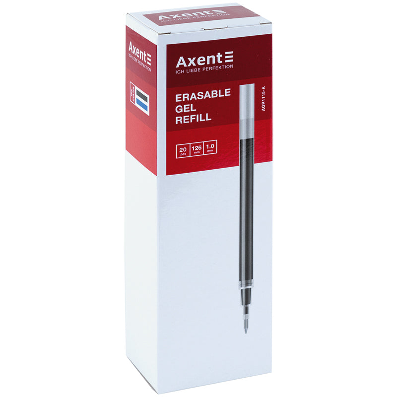 Gel refill Axent AGR1115-01-A, 1,0 mm, 126 mm, black