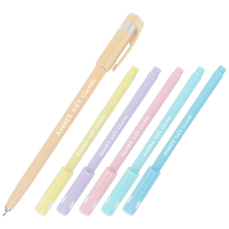 Semi-gel pen Axent Soft Pastel AB1102-02-A, 0.7 mm, blue