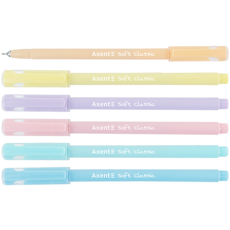 Semi-gel pen Axent Soft Pastel AB1102-02-A, 0.7 mm, blue