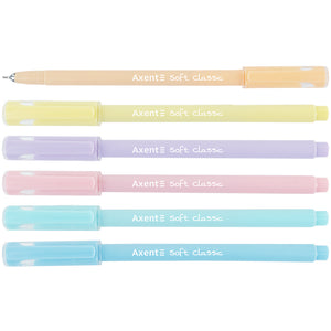 Semi-gel pen Axent Soft Pastel AB1102-02-A, 0.7 mm, blue