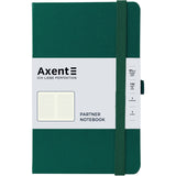 Notebook Axent Partner 8201-61-A, 125x195 mm, 96 sheets, squared, forest