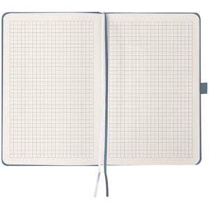 Notebook Axent Partner 8201-62-A, 125x195 mm, 96 sheets, squared, grey