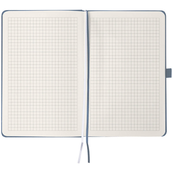 Notebook Axent Partner 8201-62-A, 125x195 mm, 96 sheets, squared, grey