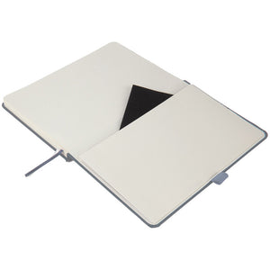 Notebook Axent Partner 8201-62-A, 125x195 mm, 96 sheets, squared, grey