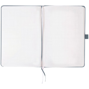 Notebook Axent Partner Prime 8305-62-A, 145x210 mm, 96 sheets, squared, grey
