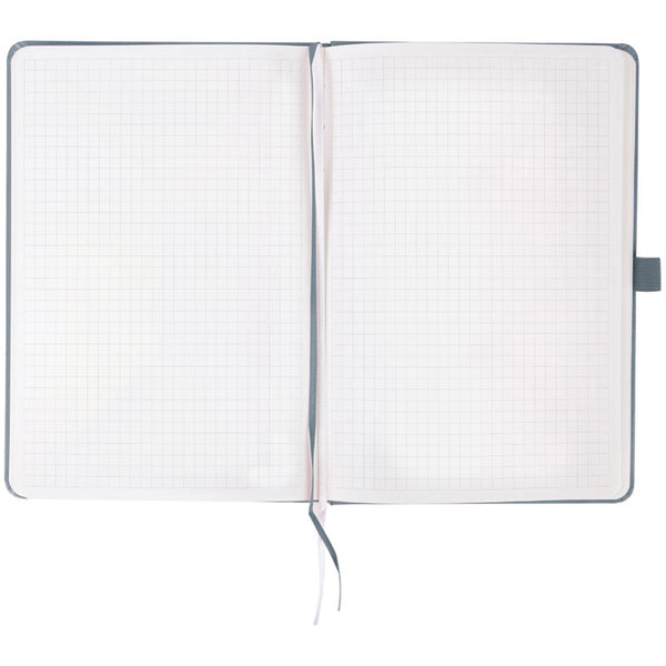 Notebook Axent Partner Prime 8305-62-A, 145x210 mm, 96 sheets, squared, grey