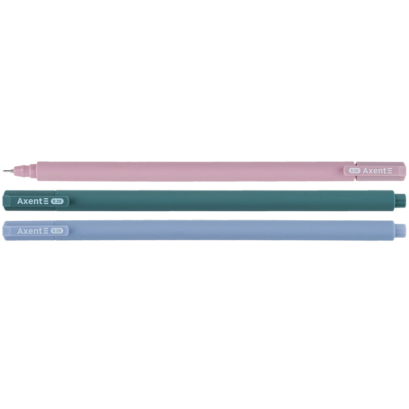 Gel pen Axent Ultraline AG1120-02-A, 0.28 mm, blue
