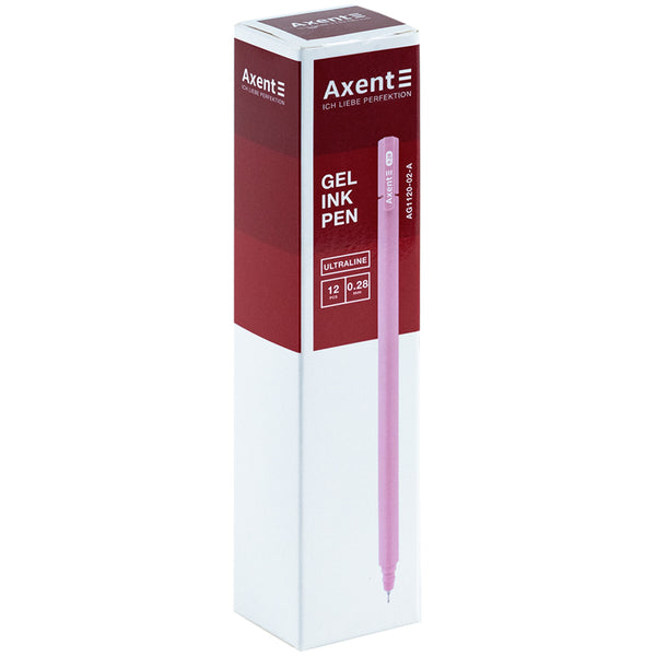 Gel pen Axent Ultraline AG1120-02-A, 0.28 mm, blue