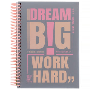 Notebook with dividers Axent 8405-10-A, А5, 120 sheets, squared, grey