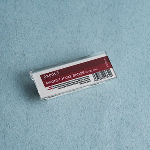 Acrylic magnetic badge Axent 4509-A, 60х25 mm