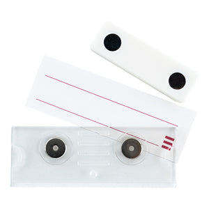 Acrylic magnetic badge Axent 4510-A, 75х25 mm