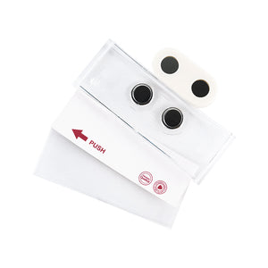 Acrylic magnetic badge Axent 4511-A, 71х26 mm