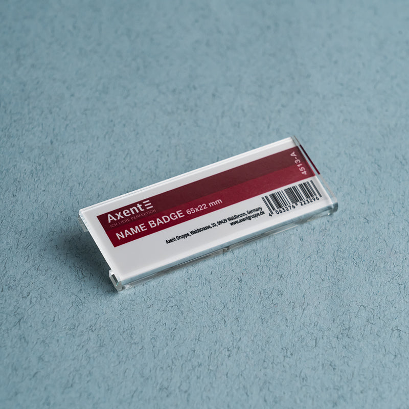Badge acrylic on a pin Axent 4513-A, 65х22 mm