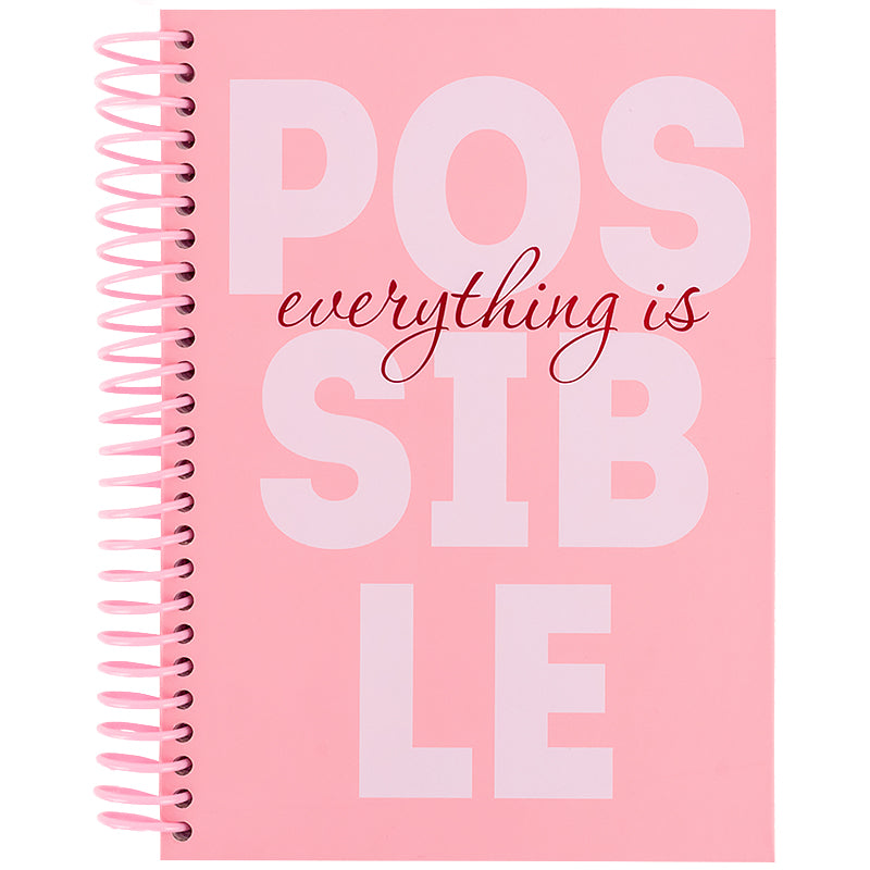 Spiral notebook Axent Possible 8464-1-A, А5, 120 sheets, squared, hard cover