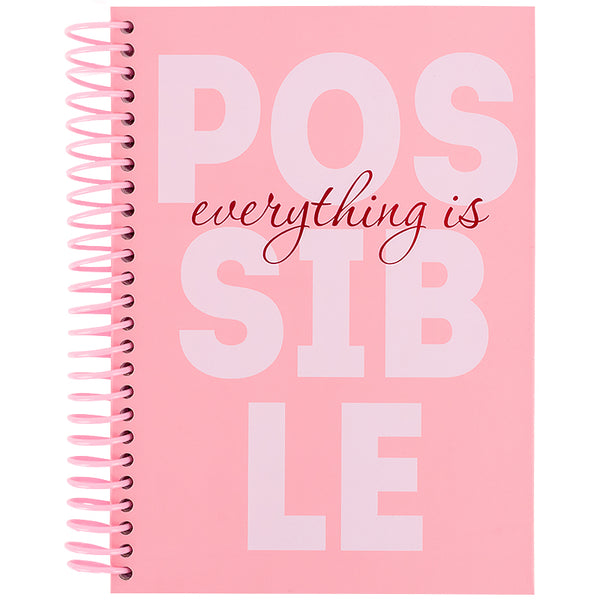 Spiral notebook Axent Possible 8464-1-A, А5, 120 sheets, squared, hard cover