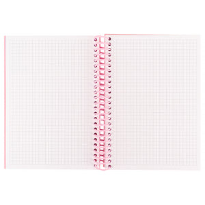 Spiral notebook Axent Possible 8464-1-A, А5, 120 sheets, squared, hard cover