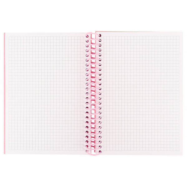 Spiral notebook Axent Possible 8464-1-A, А5, 120 sheets, squared, hard cover